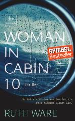Darstellung der Titelseite des Buchs „Woman in Cabin 10“ von Ruth Ware