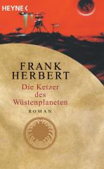 Darstellung der Titelseite des Buchs „Die Ketzer des Wüstenplaneten“ von Frank Herbert
