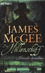 Darstellung der Titelseite des Buchs „Das Höllenschiff“ von James McGee