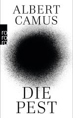 Darstellung der Titelseite des Buchs „Die Pest“ von Albert Camus