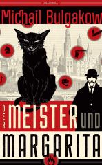 Darstellung der Titelseite des Buchs „Der Meister und Margarita“ von Michail Bulgakov