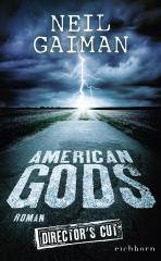 Darstellung der Titelseite des Buchs „American gods“ von Neil Gaiman